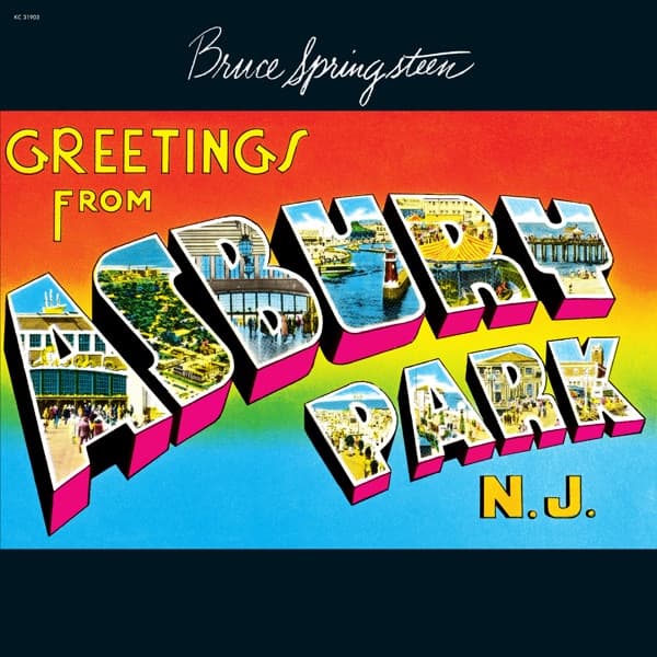 Greetings from Asbury Park, N.J. by Bruce Springsteen — album cover art
